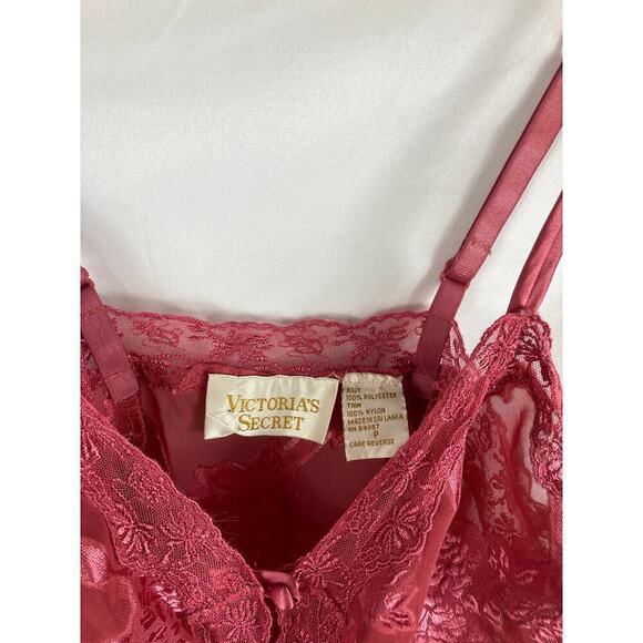 Victoria's Secret Vintage Gold Label 80's teddy romper metallic size P - Picture 2 of 3